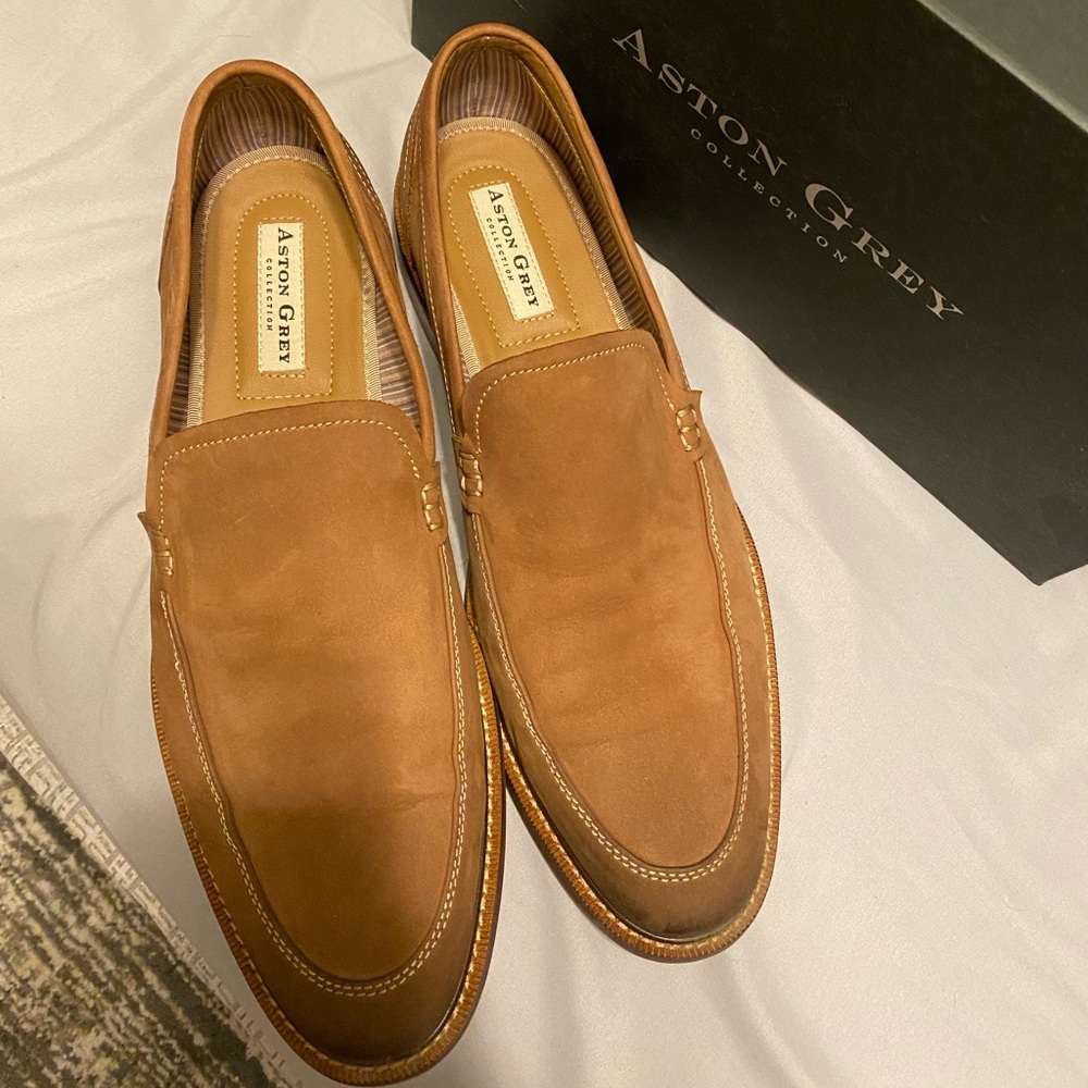 Ashton Grey men’s size 12 loafers.